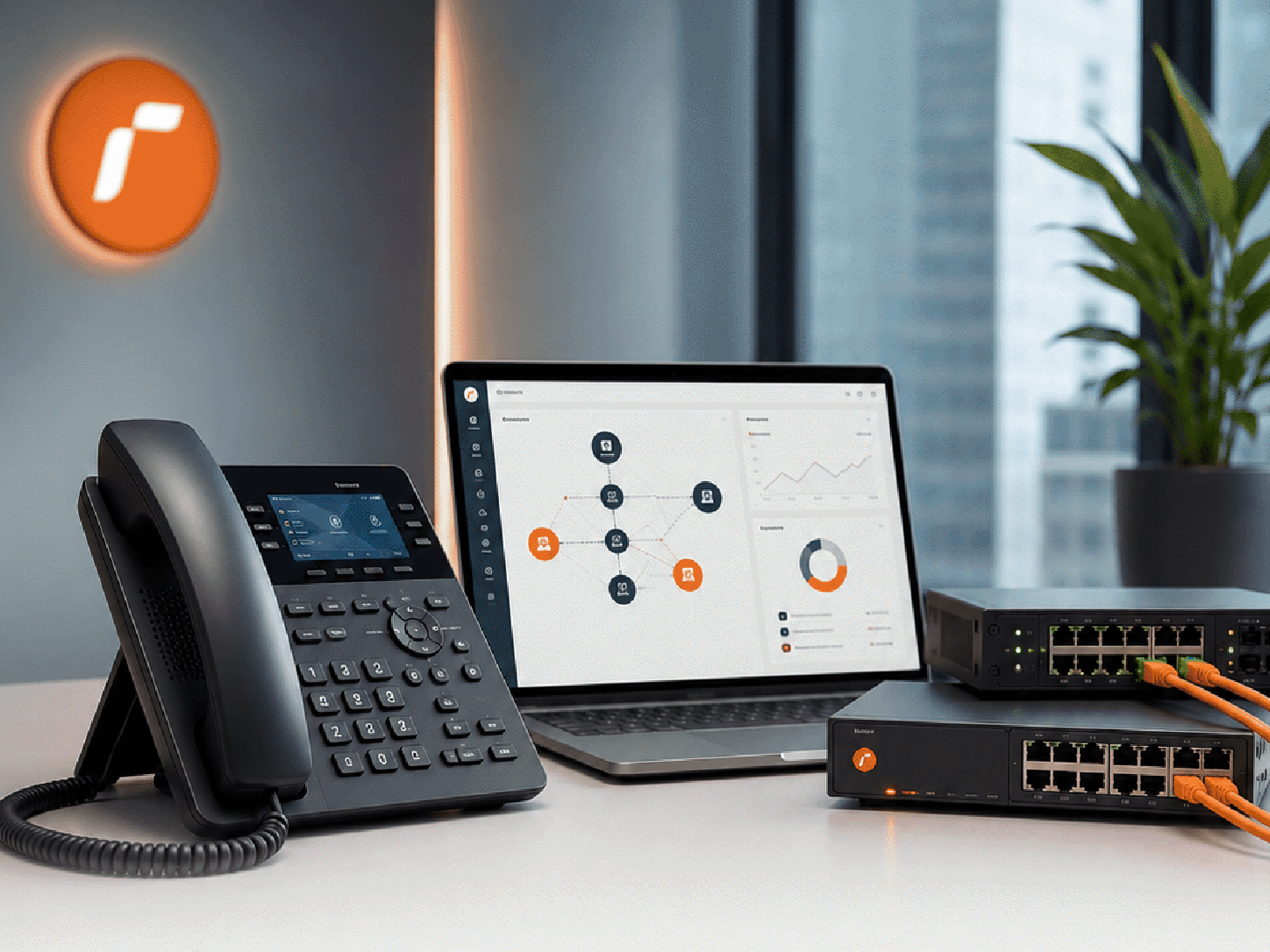 Reliant Telecom engineer supporting a SIP trunking and business phone line setup